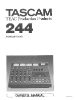 Tascam 244 - Owners Manual 